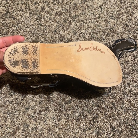 Sam Edelman Women's Black Gasha Gladiator Sandals - Picture 5 of 9